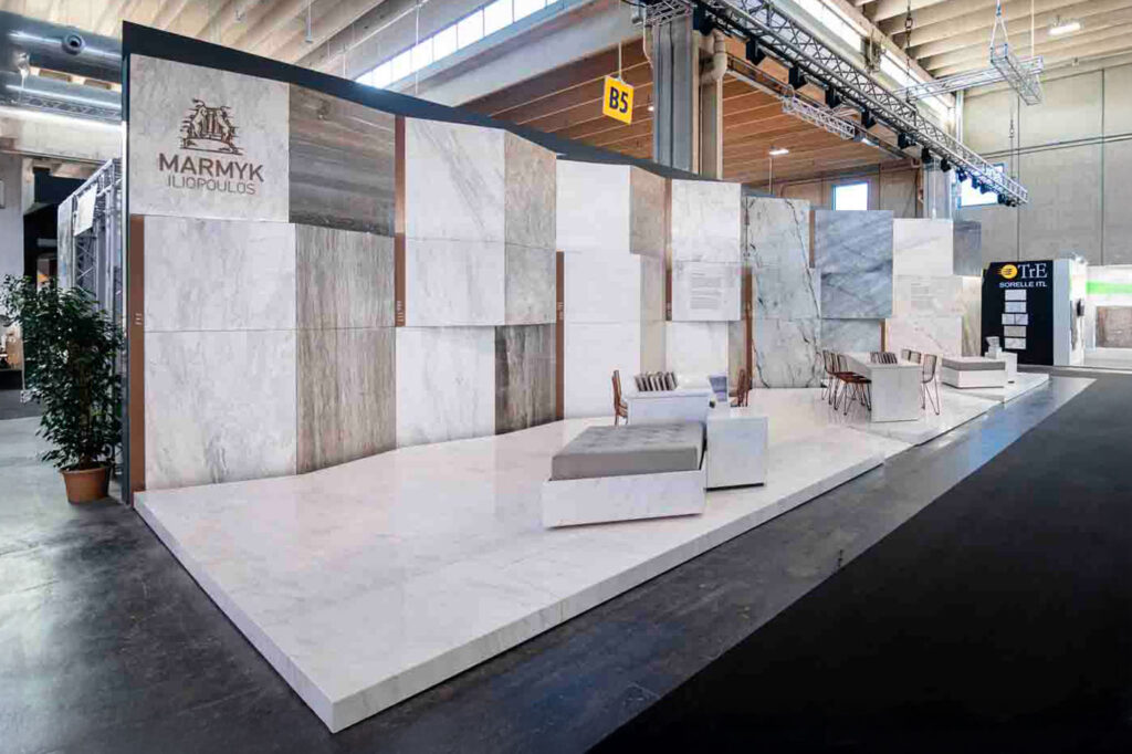 Foto stand corretta senza riflessi